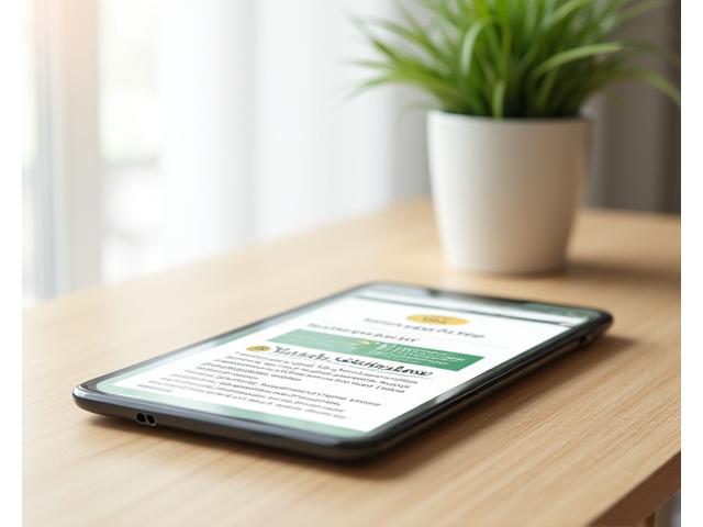 Screenshot preview of a AetherianLuxora Bloom daily health newsletter on a tablet