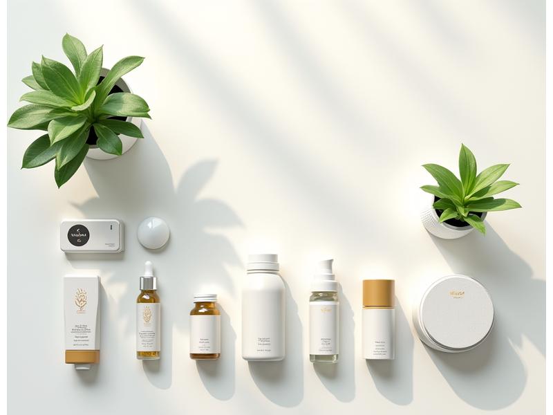 Assortment of high-quality health products, some with AetherianLuxora Bloom's logo, on a clean, light surface.