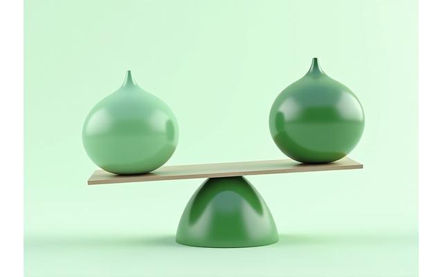 Abstract illustration of a balanced seesaw where one side represents 'AetherianLuxora Bloom Responsibilities' and the other 'User Responsibilities', emphasizing partnership and shared understanding. Clean lines, soft gradients.